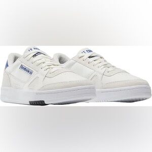 NWT Reebok Lt Court Sneaker, Size 8.5 Men’s, Chalk/Vector Blue/Black Retro